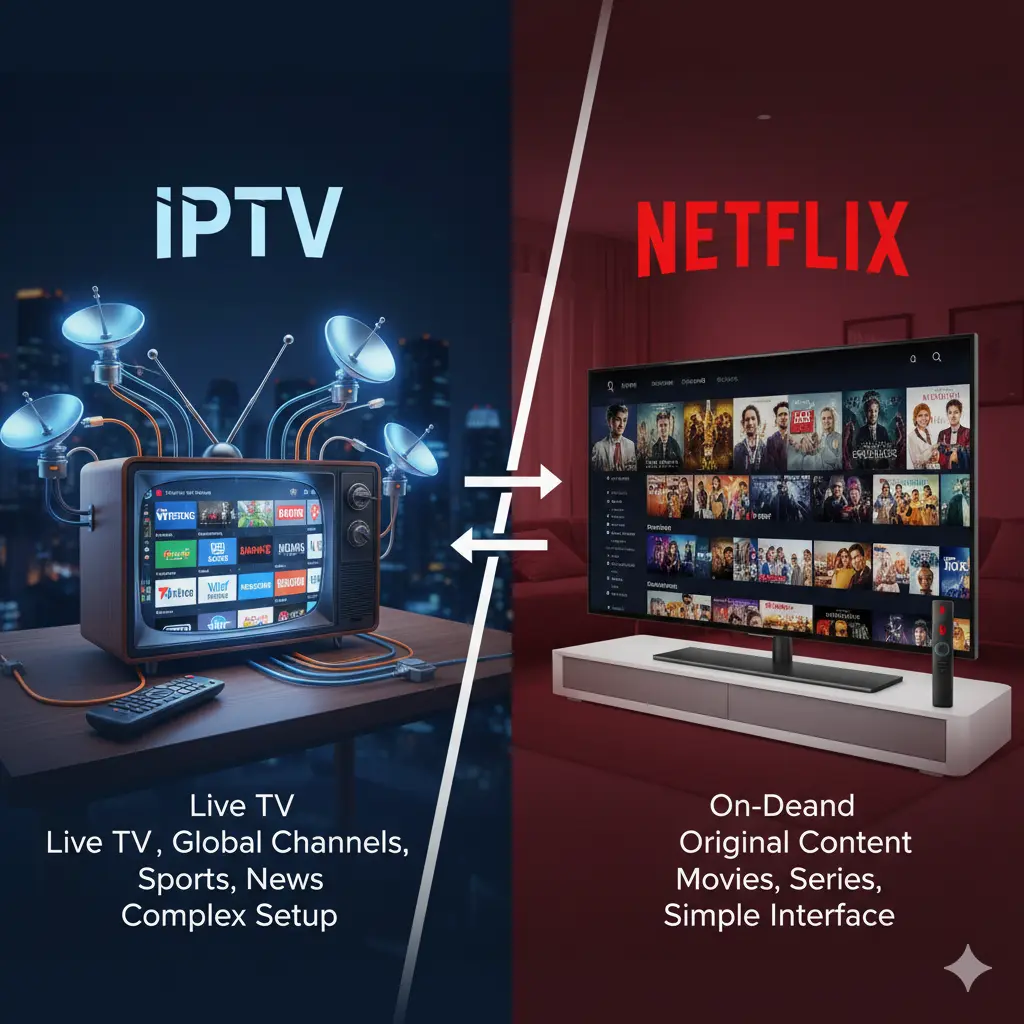 IPTV vs Netflix